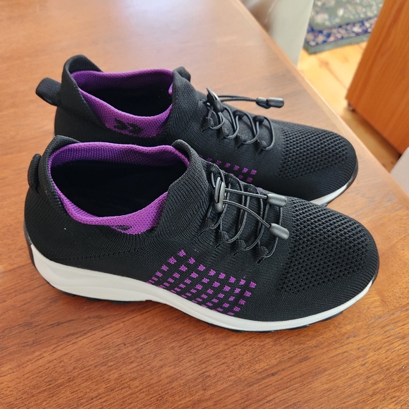ComfortWear - Brand New Black and Purple Sneakers  W10/M8 - Picture 6 of 6